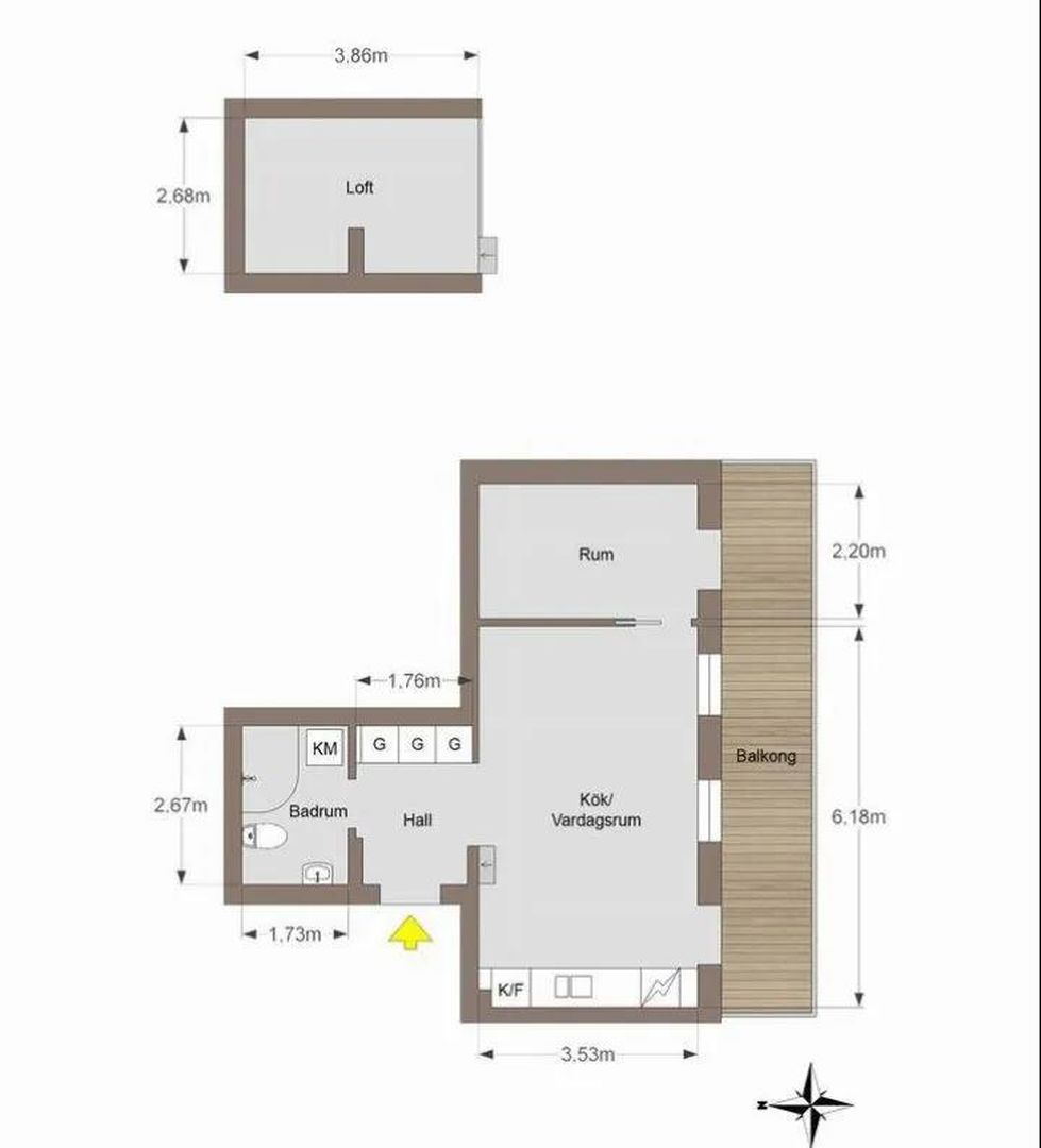 loft公寓装修设计装修效果图片_9