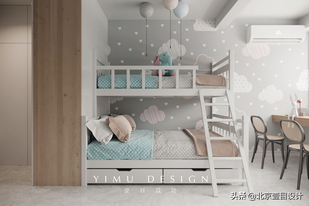 超好看的时尚儿童房装修效果图片_8