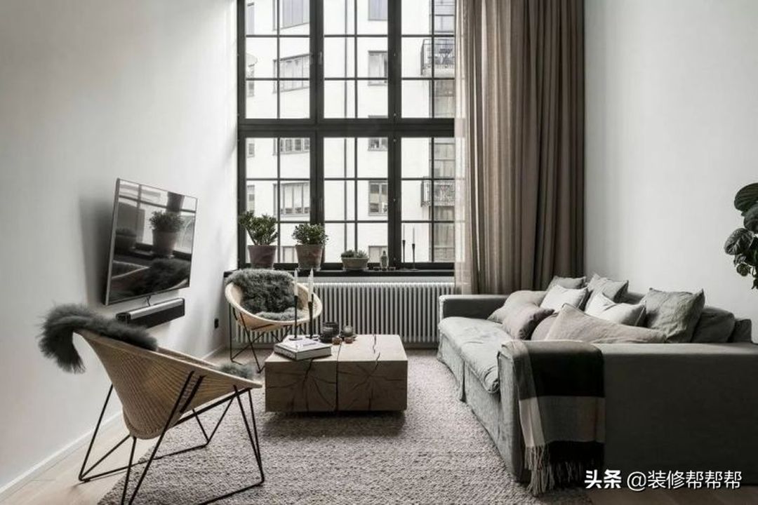 93㎡充满灰色调的住宅，无意言语的魅力装修效果图片_4