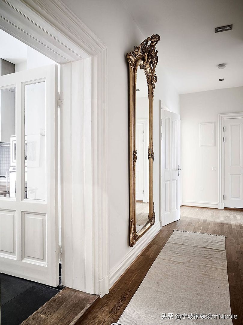 北欧莫兰迪色系的2室小户型公寓装修效果图片_11