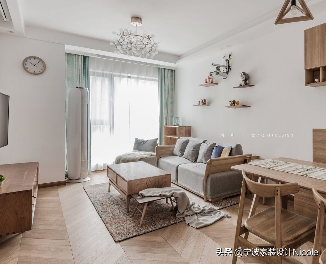 日式风格 丨 85平米日系MUJI风装修效果图片_3