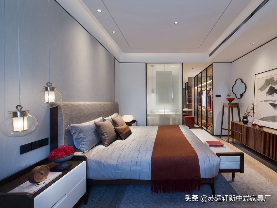新中式风格四居客厅装修效果图装修效果图片_8