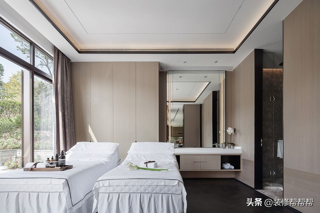 510㎡温泉城别墅,向美而生，惬意人居装修效果图片_31