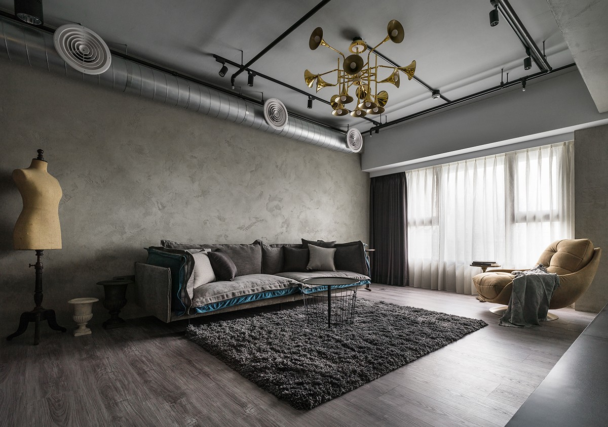 「家居设计」服装设计师的现代工业风住宅 | 浩室设计