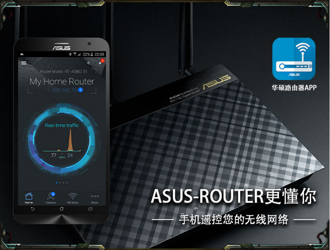 巅峰24小时，华硕高性价比家用路由器RT-AC66U B1推荐装修效果图片_6