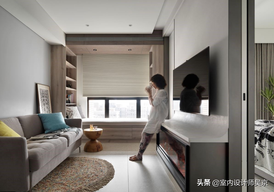 现代风单身小户型,空间里私藏旅行与生活的点滴