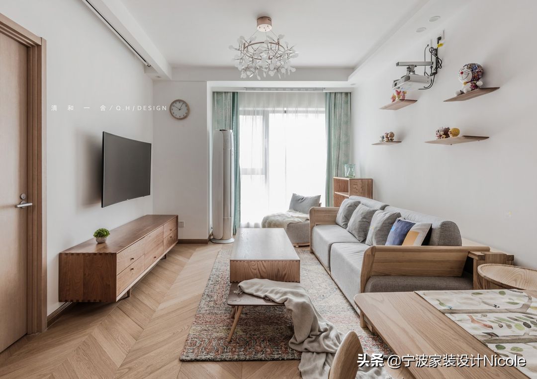 日式风格 丨 85平米日系MUJI风装修效果图片_1