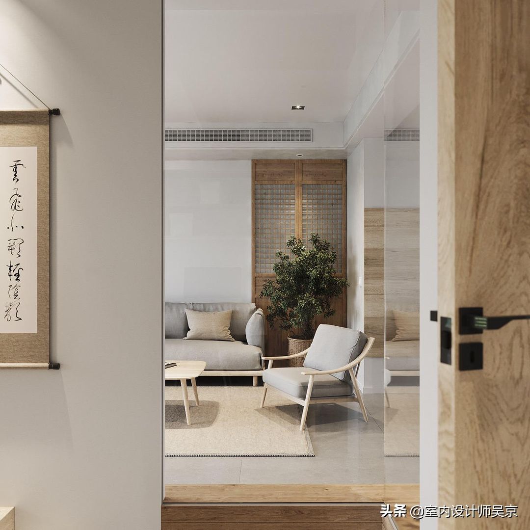 治愈系日式原木风，返璞归真的生活美的像首诗！装修效果图片_7