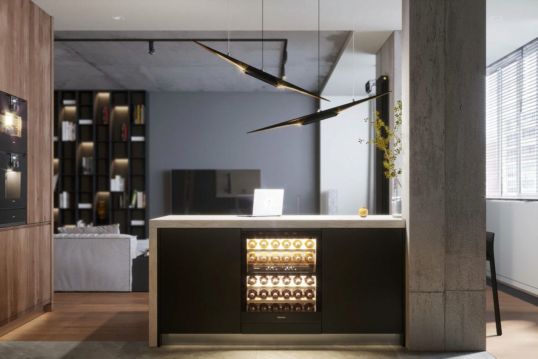 「家居设计」当北欧遇上工业风，颜值与格调兼备的理性生活装修效果图片_2