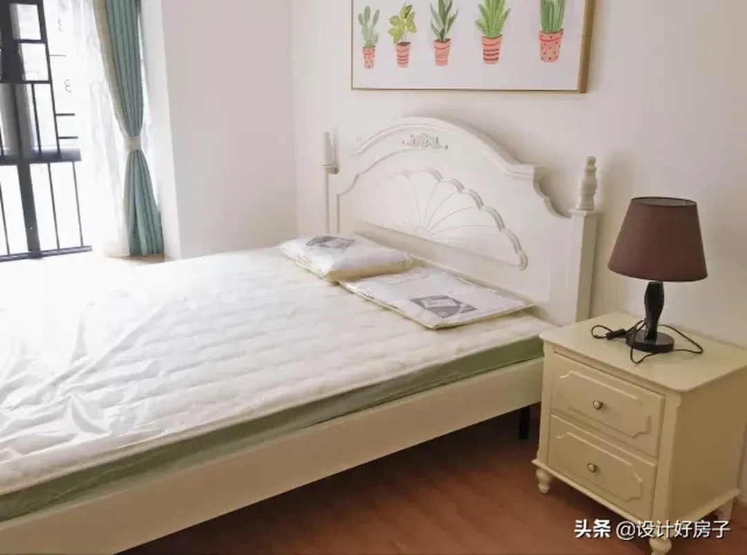 105㎡新房这样装，进门玄关吧台是亮点，卧室书房颜值高收纳强装修效果图片_5