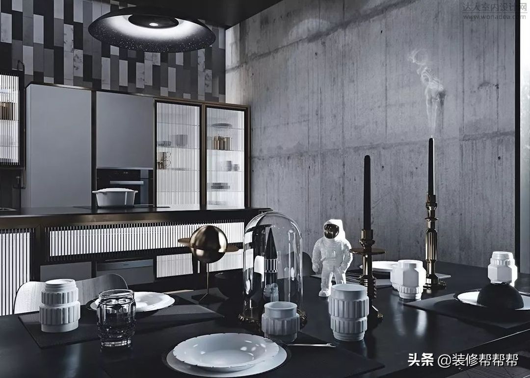 高级黑的美，精选合集作品装修效果图片_19