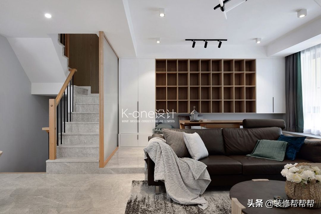 173㎡朴实的材质、简单的造型，勾勒心中梦田装修效果图片_2