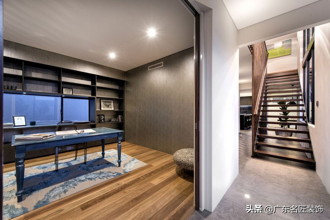 428m²清新北欧风格别墅，客厅与花园相连不能再美了装修效果图片_12