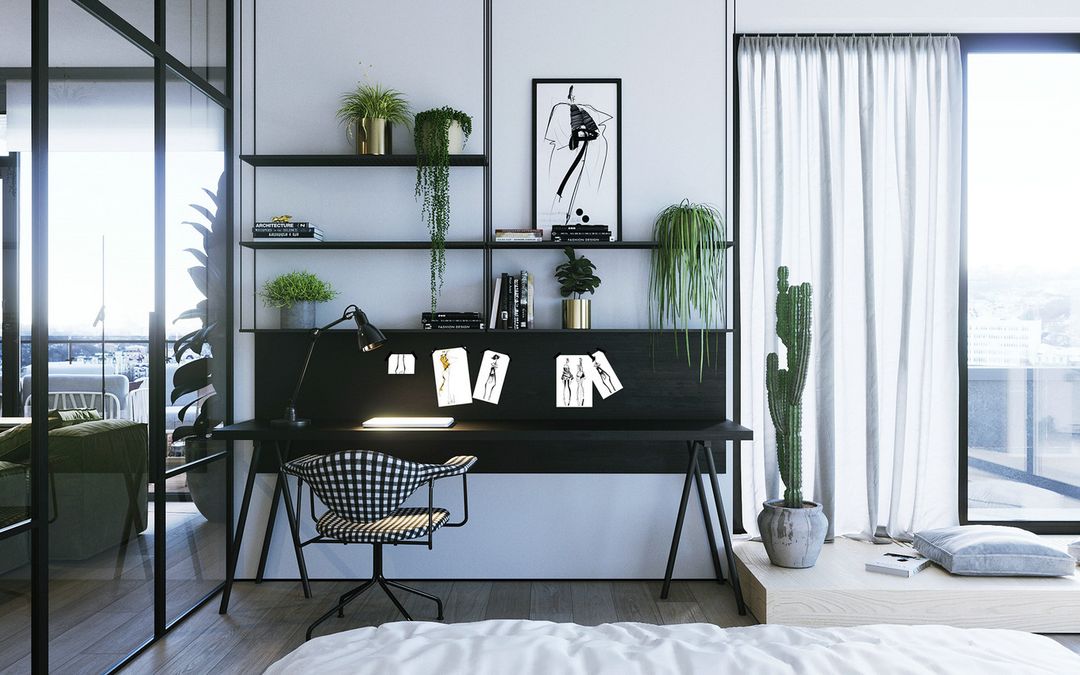 「家居设计」多彩新型北欧风公寓，充满创意与艺术感的独特设计装修效果图片_13