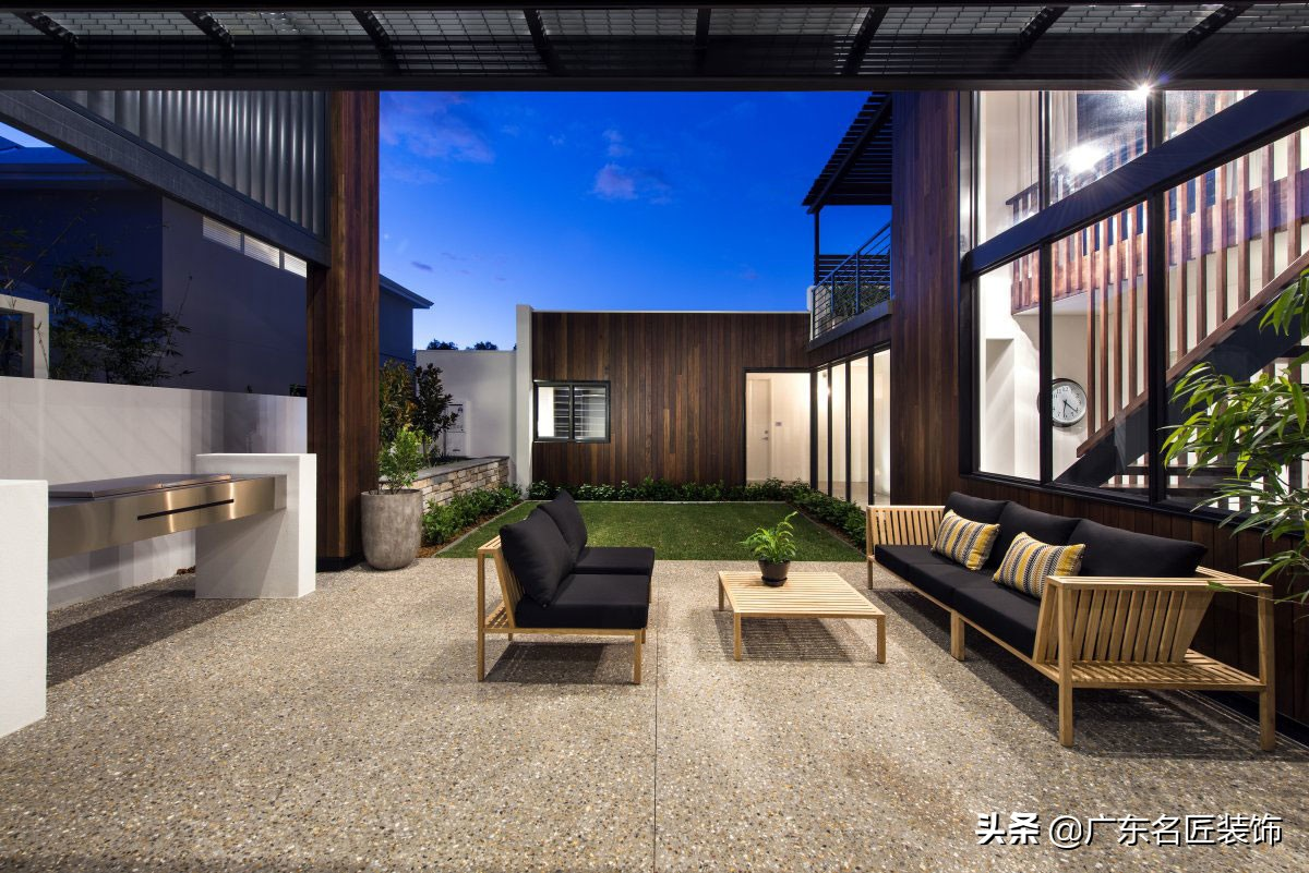428m²清新北欧风格别墅，客厅与花园相连不能再美了