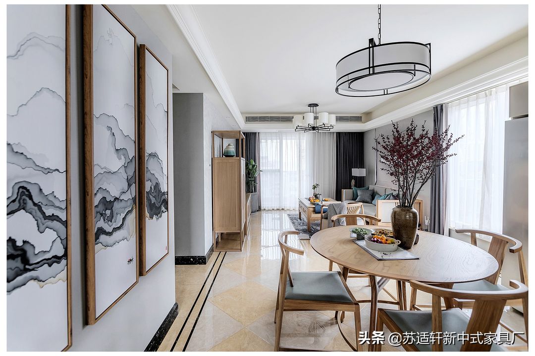 新中式三居卧室装修效果图装修效果图片_7