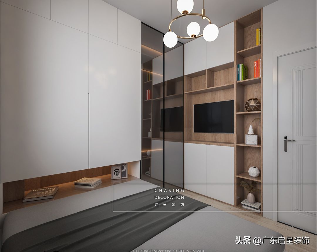 桥东小区｜55㎡ 现代简约风格装修效果图片_2