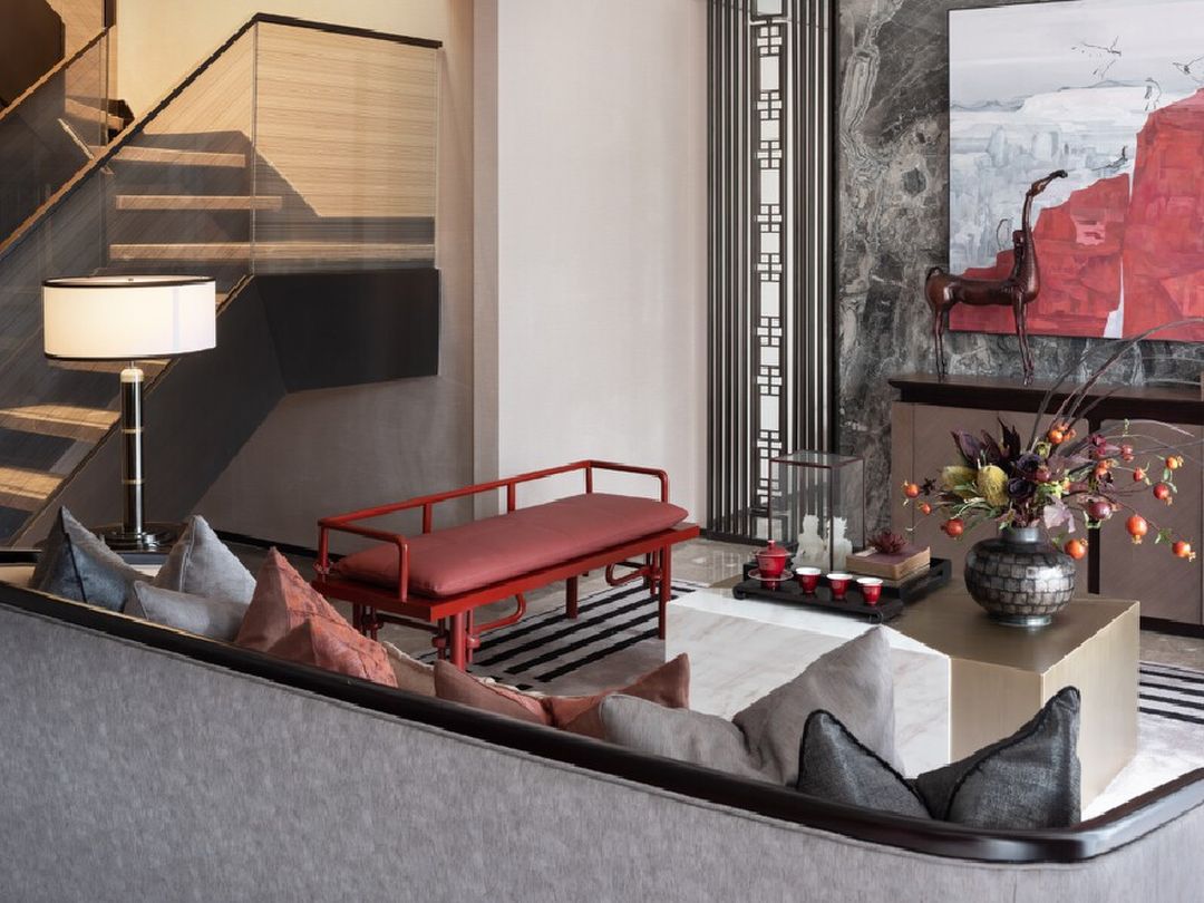 「家居设计」和泓·桃李春风新中式 | 品辰设计装修效果图片_2