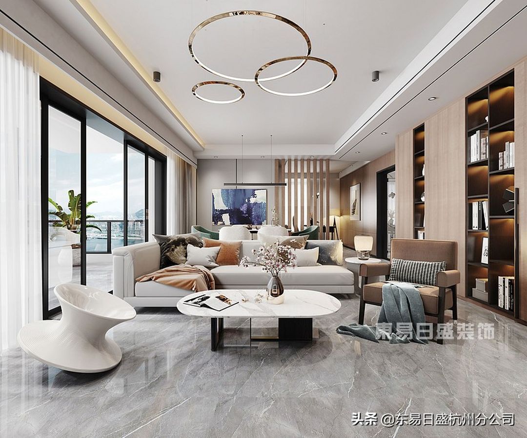 165㎡现代风装修，岁月温柔一如既往装修效果图片_2