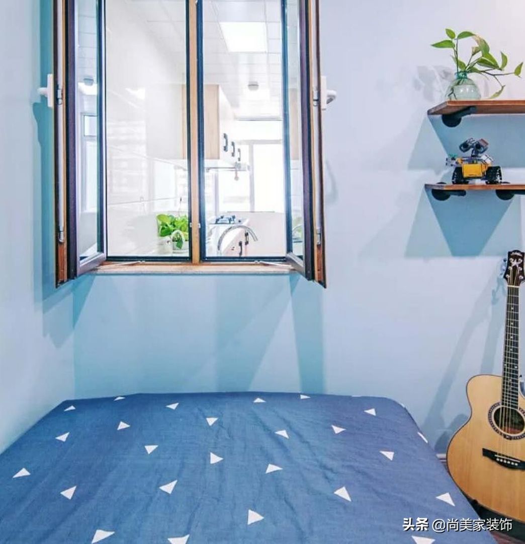 80㎡两室，二手房翻新，设计师重新设计！完工后太赞装修效果图片_6