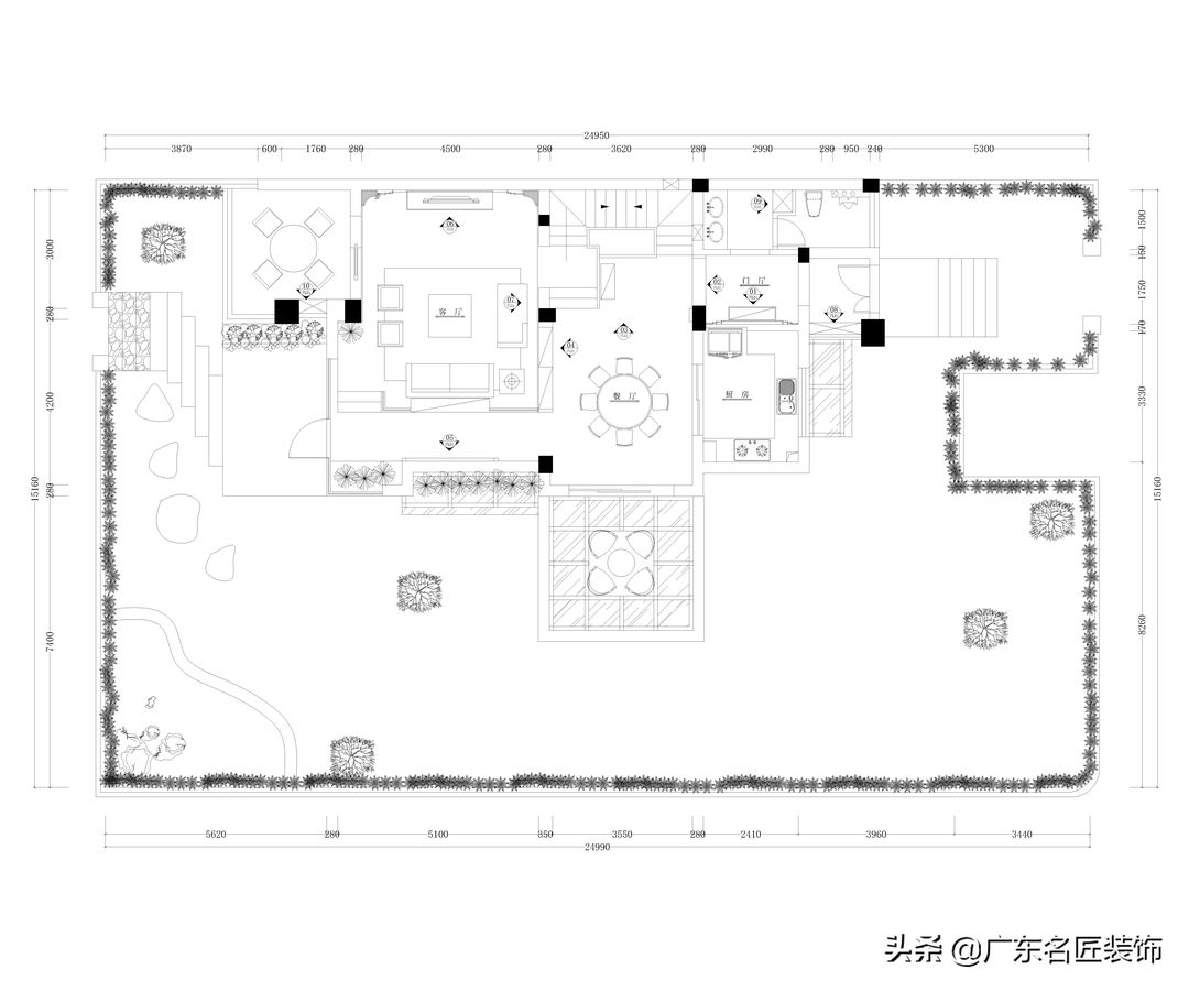 356m²新中式豪宅，盛世门庭，古典的低调与奢华装修效果图片_5