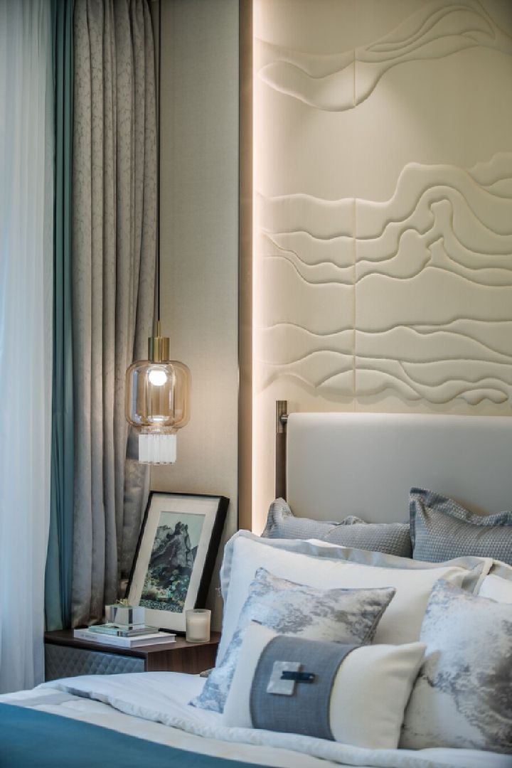 「家居设计」恰到好处的温柔轻奢，三户型品质美学家 | 圣易文装修效果图片_1