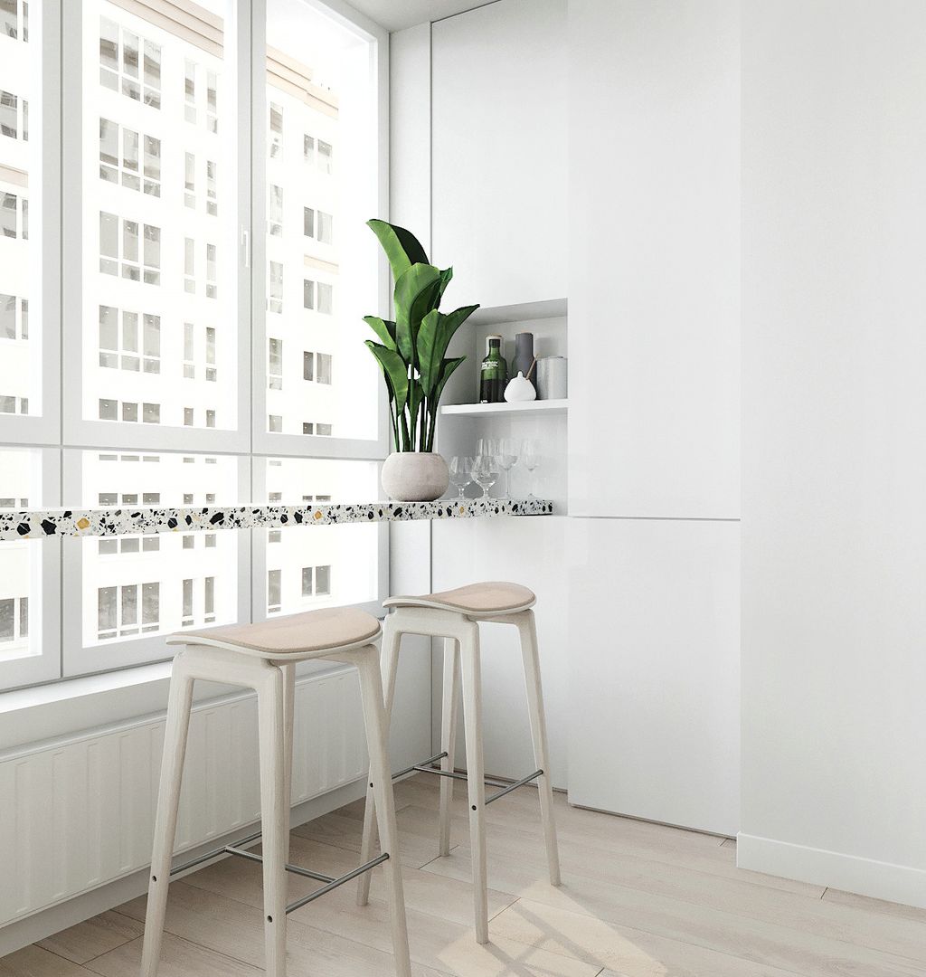 「家居设计」北欧风小复式设计，清新文艺装修效果图片_12