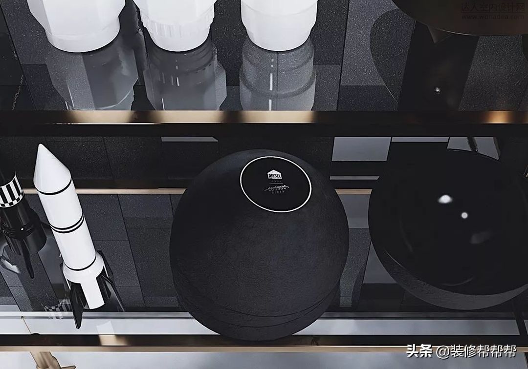 高级黑的美，精选合集作品装修效果图片_21