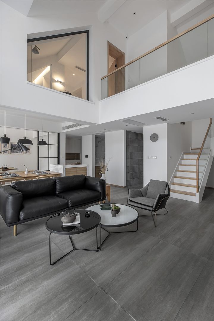 「家居设计」215㎡异形复式空间大改造「田·原」装修效果图片_11