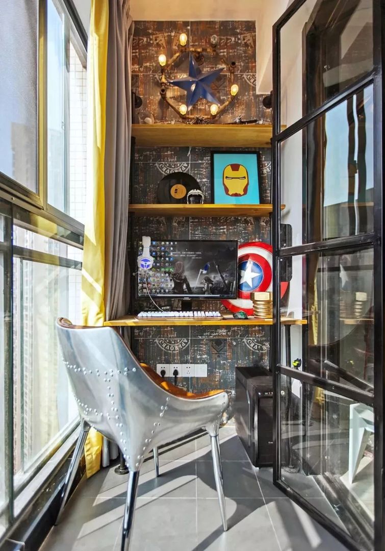 32张封闭式阳台设计，最全的参考收了备用装修效果图片_25