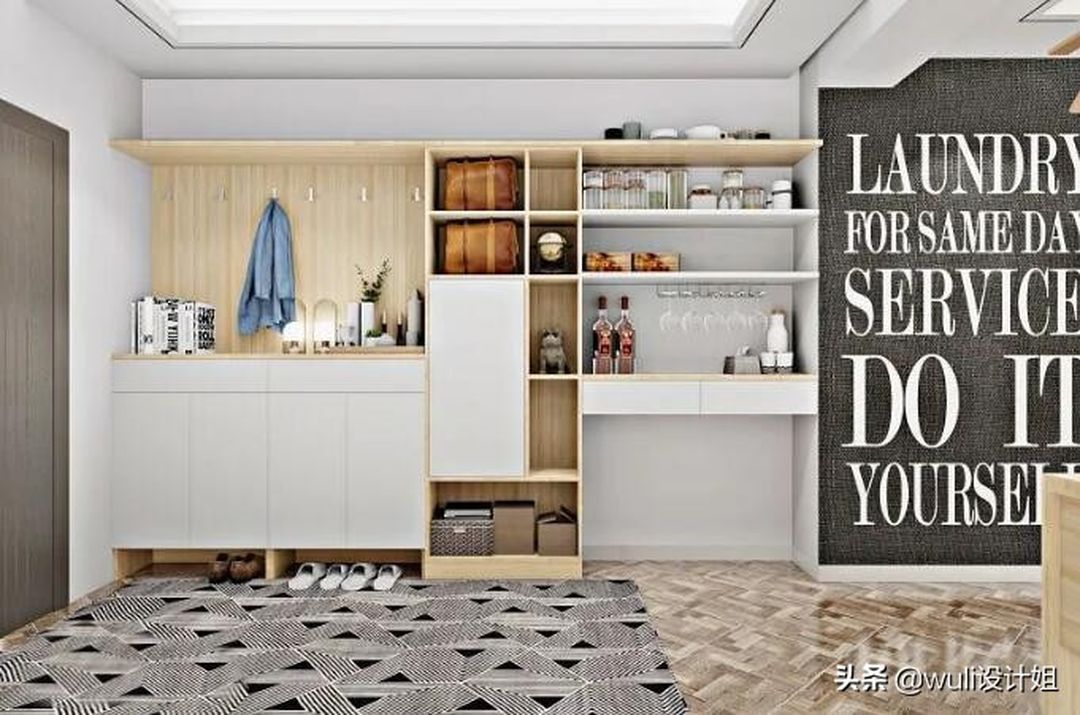 恕我直言，30个玄关设计总有一款适合你！装修效果图片_18