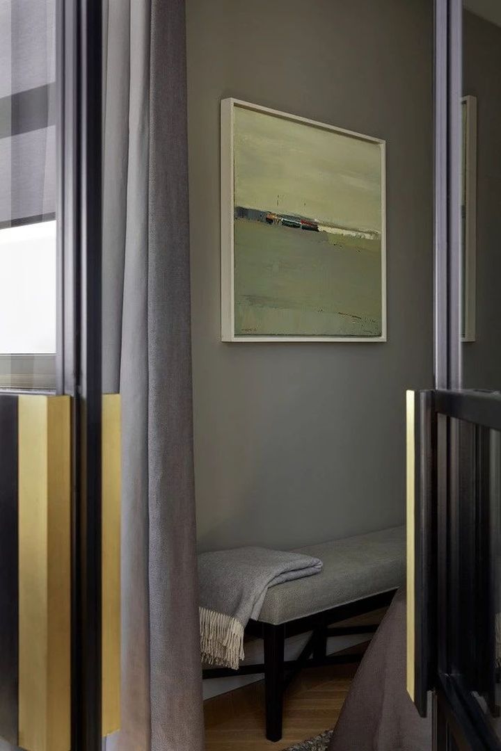 营造轻奢之美！88㎡高级灰风格气质公寓设计装修效果图片_15