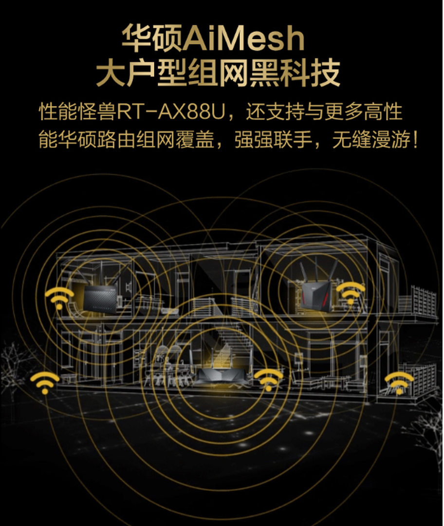 巅峰24小时，高端路由华硕RT-AX88U，你值得拥有装修效果图片_9