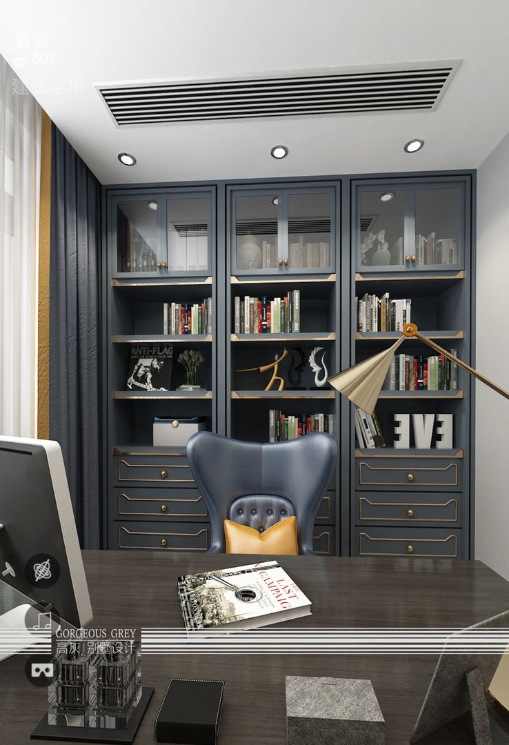 16张小户型适用的书房设计，可以参考装修效果图片_16