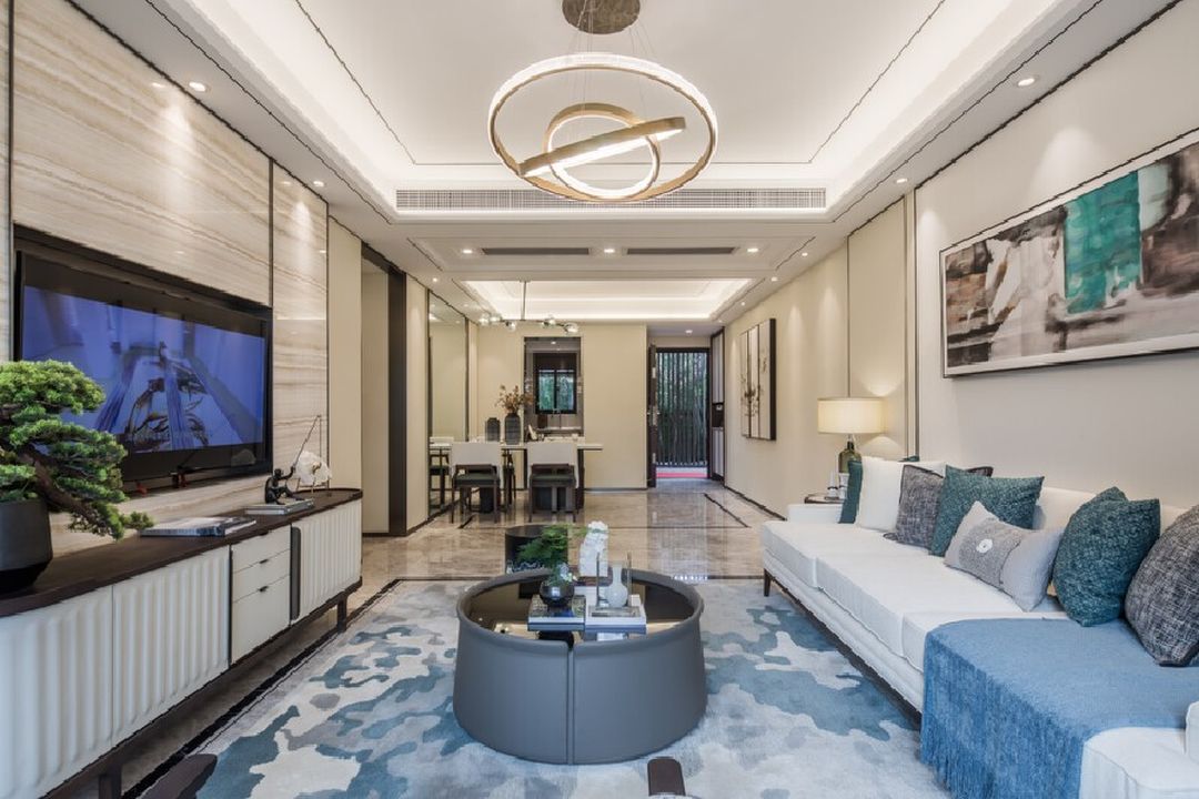 「家居设计」恰到好处的温柔轻奢，三户型品质美学家 | 圣易文装修效果图片_38