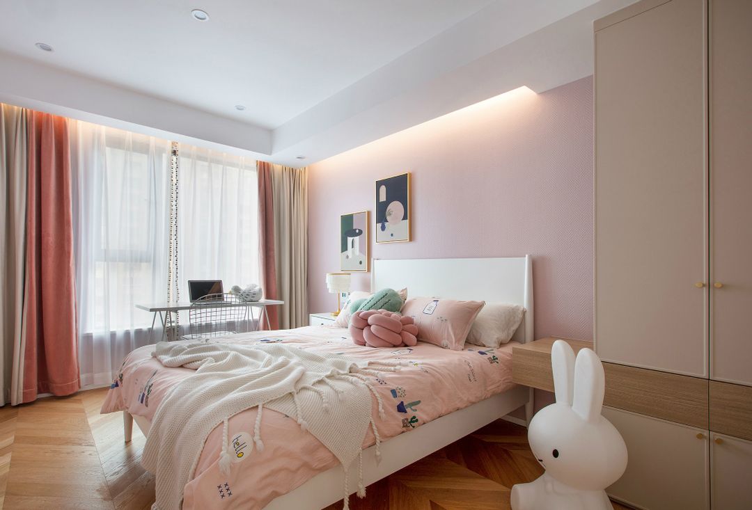 18个现代温馨卧室搭配，卧室够暖才有家的感觉装修效果图片_5