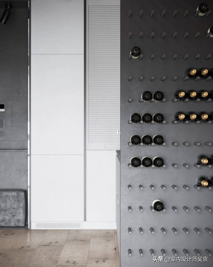 简约复式公寓，石材墙面竟如此有质感装修效果图片_11