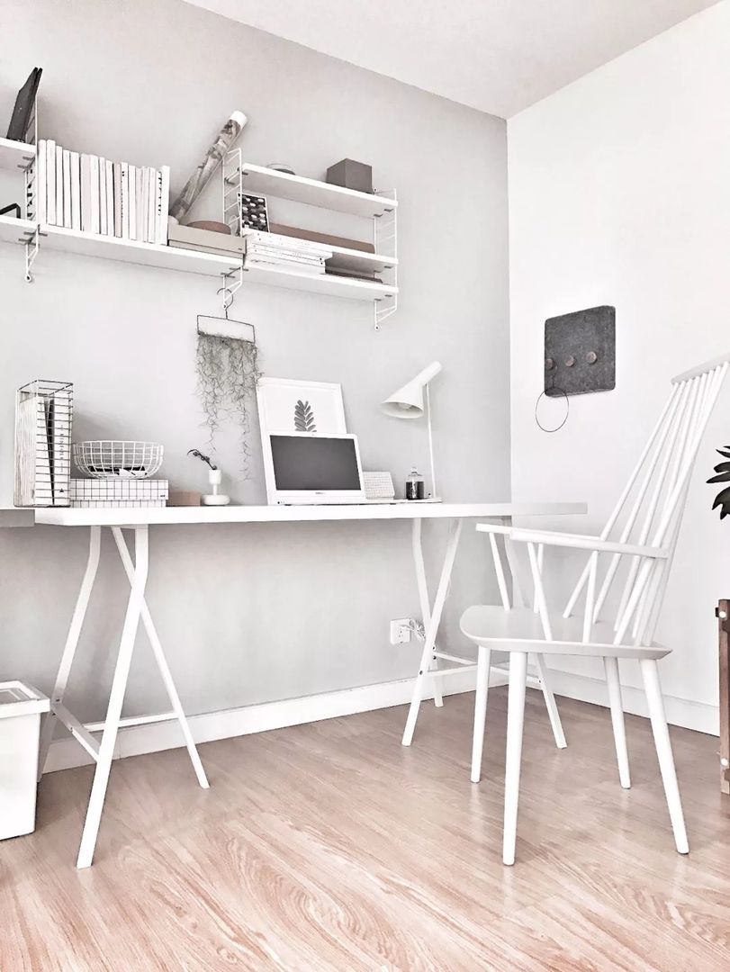 23张小户型简约书桌搭配设计，房间小可以参考装修效果图片_8