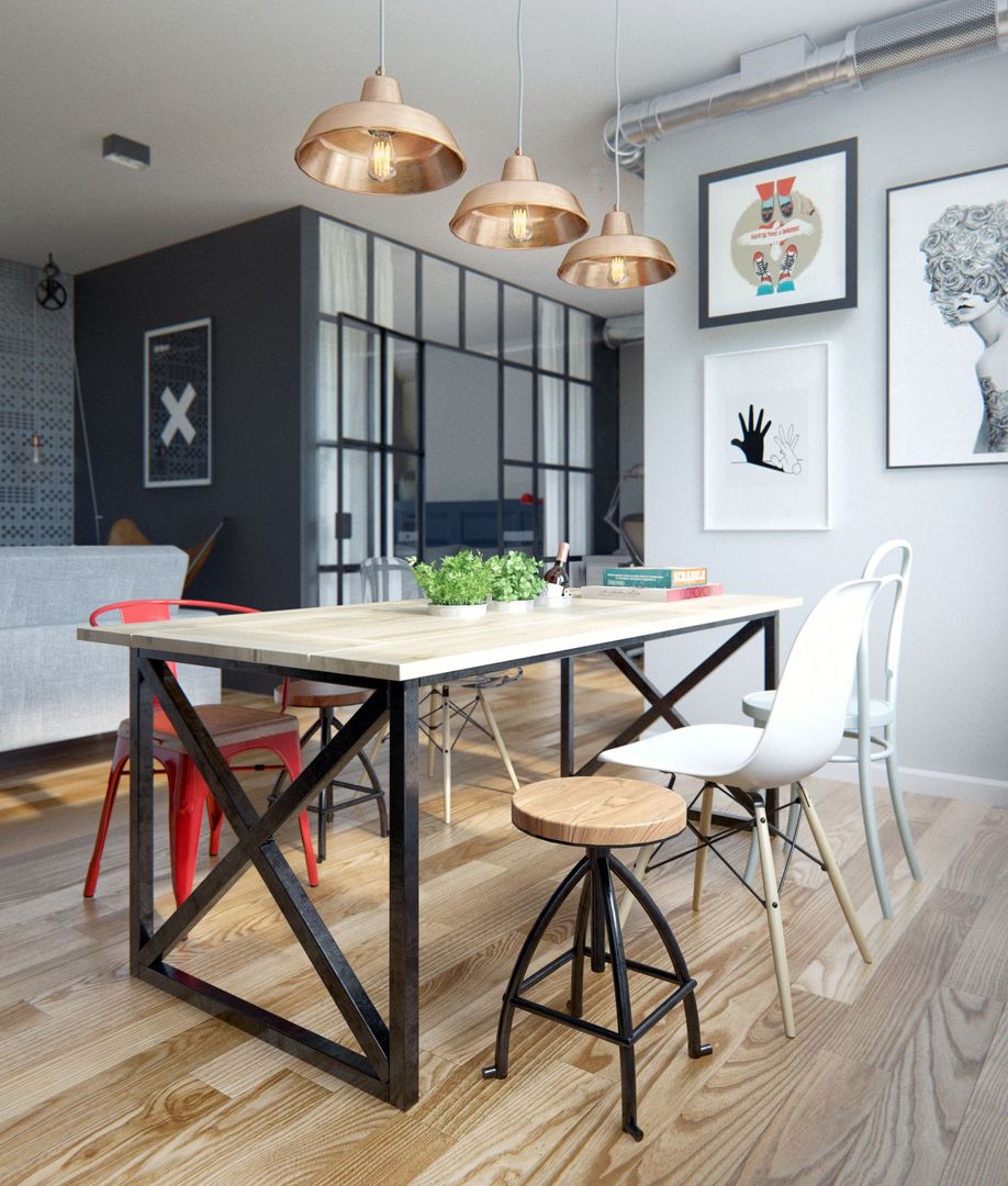 宜家的家具也不错，俄罗斯混搭风格送上装修效果图片_5