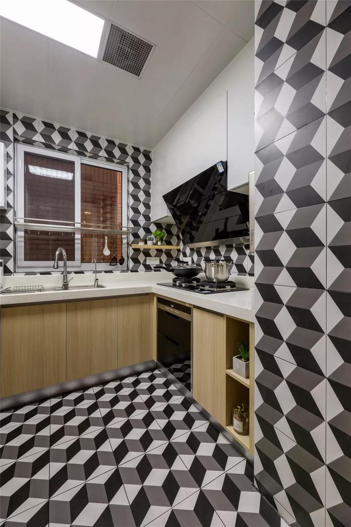 110㎡北欧风，暖色调的粉系主题，营造出温馨又浪漫优雅的空间装修效果图片_7