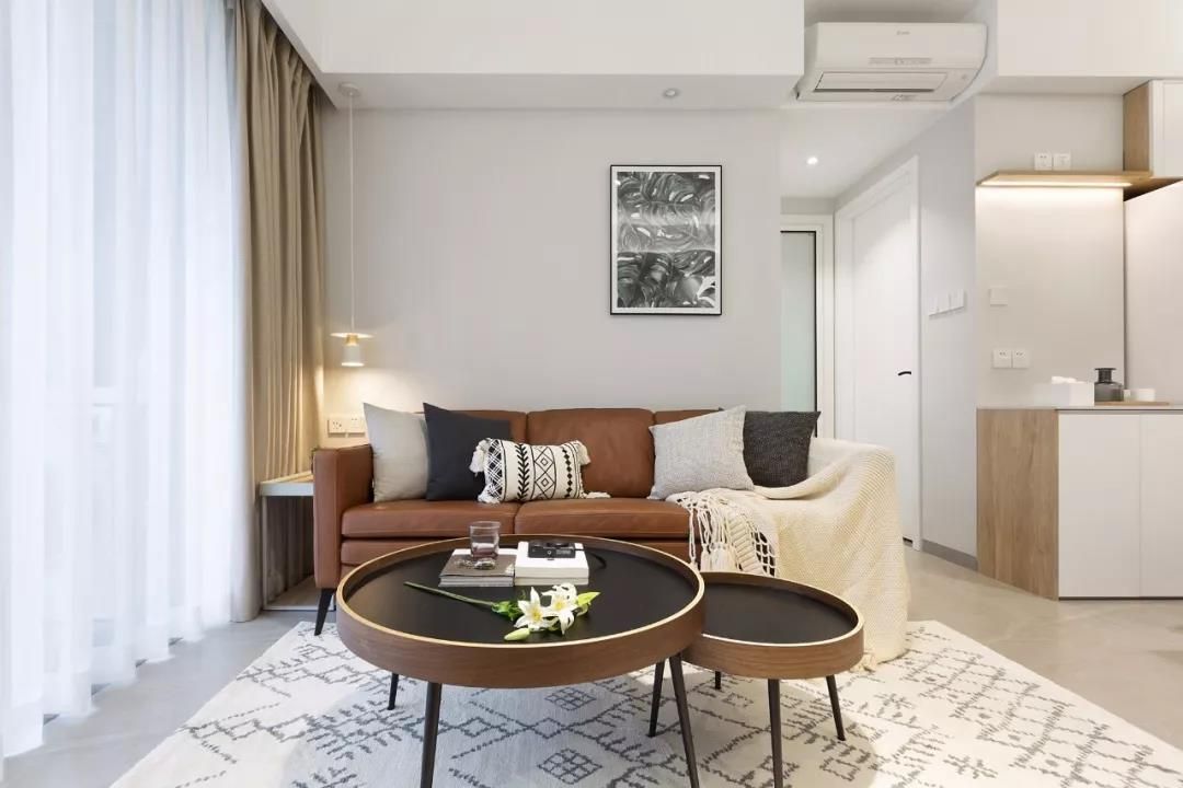 67㎡现代简约，紧凑两居室变身舒适自然空间，还能增加储物装修效果图片_10