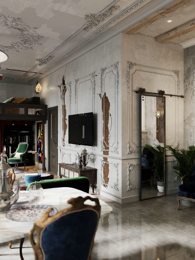 像教堂一般美丽的超美艺术欧式暖宅装修效果图片_7