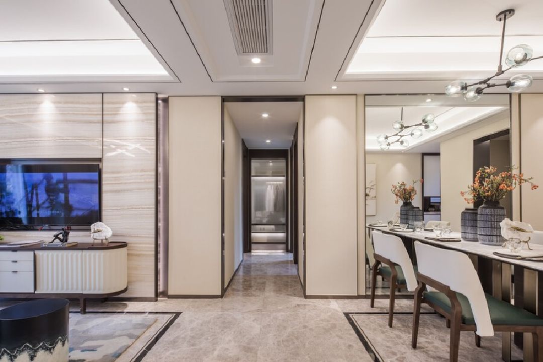 「家居设计」恰到好处的温柔轻奢，三户型品质美学家 | 圣易文装修效果图片_41