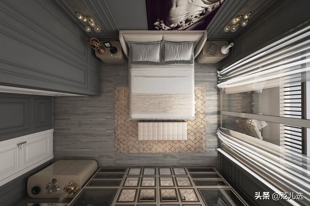 漂亮的卧室设计方案，打造宁静的睡眠空间装修效果图片_5