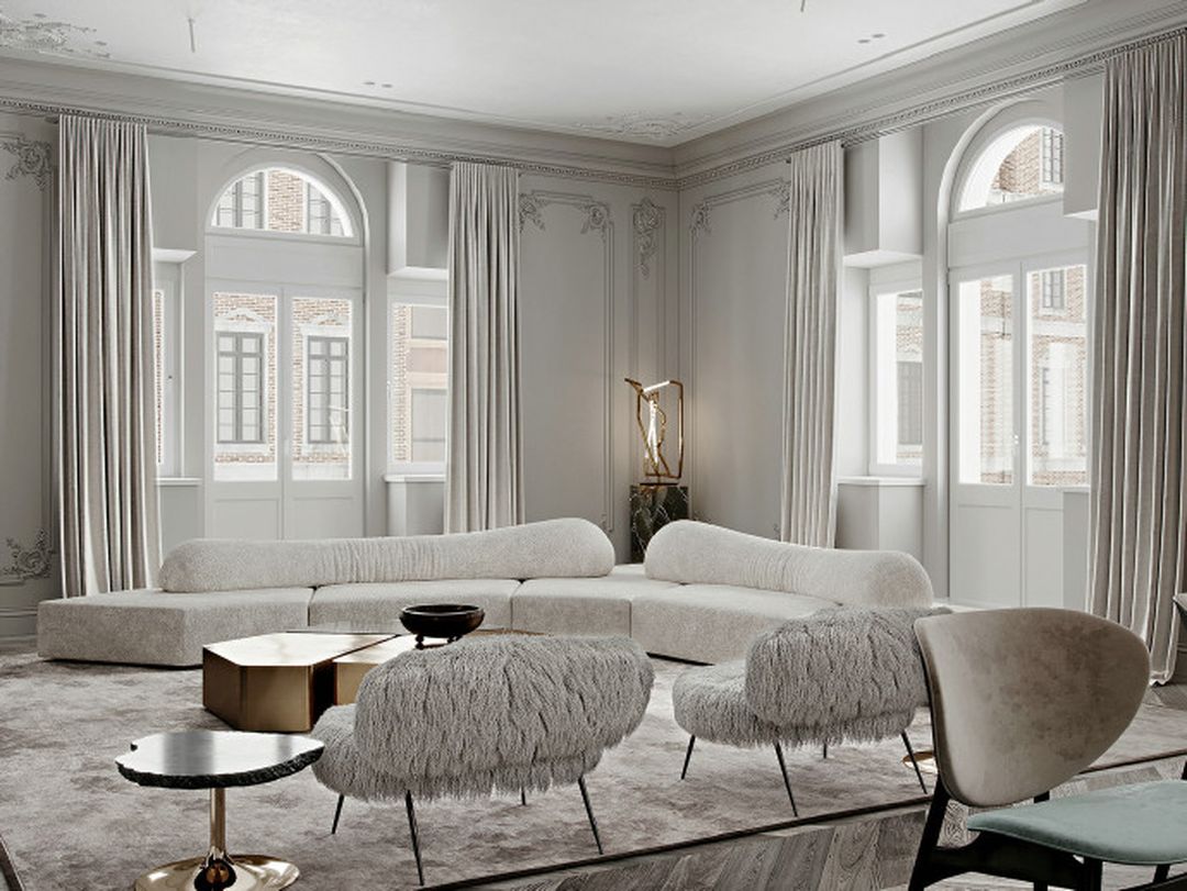 复古与现代并存的极致设计装修效果图片_1