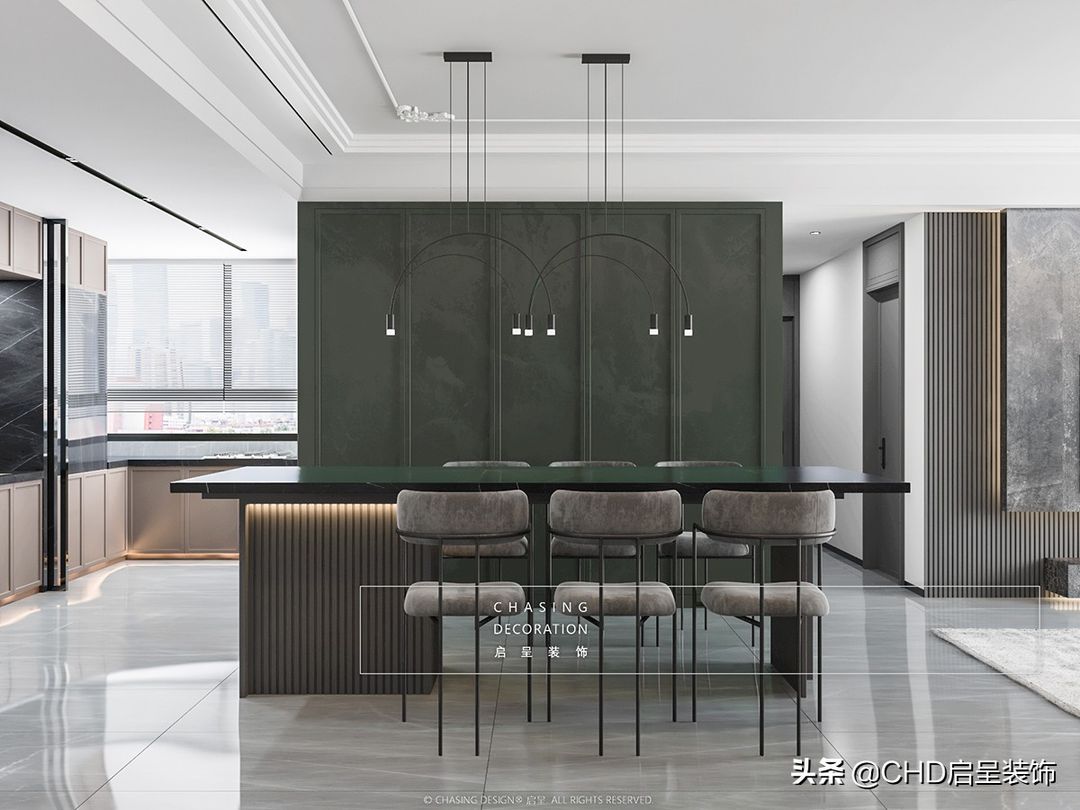 CHASING DESIGN 启呈 | 广州番禺·祈福缤纷汇 现代美式装修案例装修效果图片_7