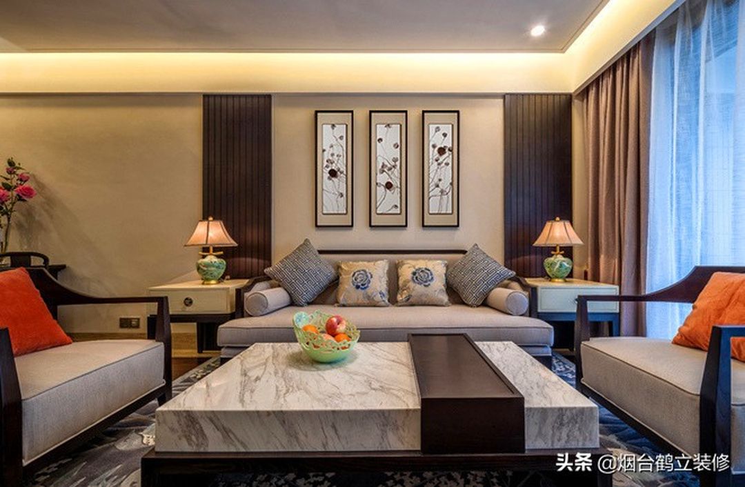 102平中式风格：只要好看，好用，不用担心最终效果装修效果图片_2