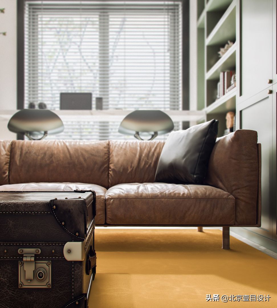 65㎡少见户型一居室改两居设计方案装修效果图片_5