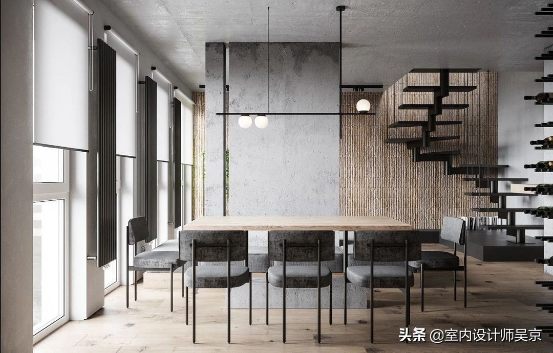 简约复式公寓，石材墙面竟如此有质感装修效果图片_5