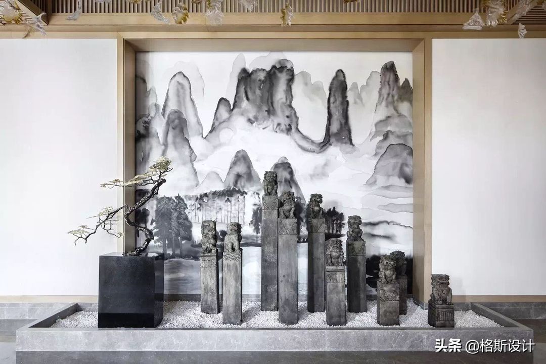 充满意境的新中式元素装修效果图片_6